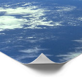 Uitzicht van Hubble Space Telescope van Discovery Poster (Hoek)