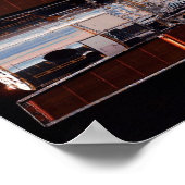 Uitzicht van Hubble Telescope van Shuttle Discover Poster (Hoek)
