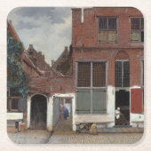 Uitzicht van huizen in Delft door Johannes Vermeer Kartonnen Onderzetters (Voorkant)