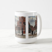 Uitzicht van huizen in Delft The Little Street Koffiemok (Voorkant rechts)