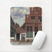 Uitzicht van huizen in Delft The Little Street Muismat (Met muis)