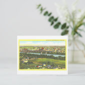  Uitzicht van Huntington, WV, Skyline Briefkaart (Staand voorkant)