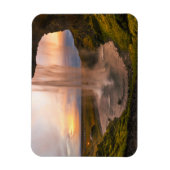 Uitzicht van IJsland Seljalandsfoss Waterfall Magneet (Verticaal)