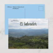 Uitzicht van Ilobasco, Cabañas El Salvador Briefkaart (Voorkant / Achterkant)
