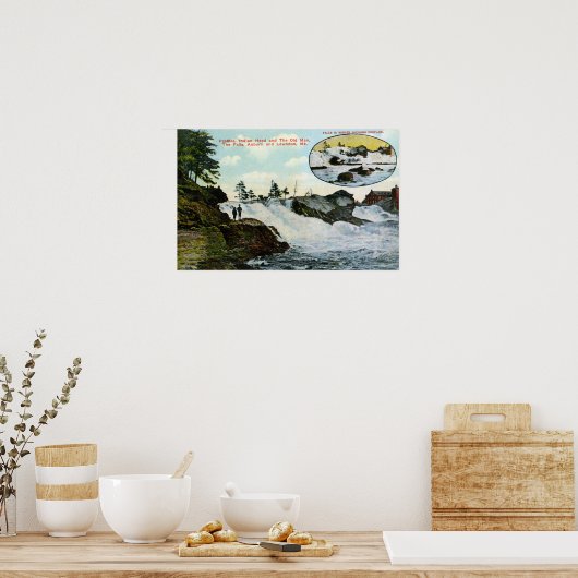 Uitzicht van Indiaas hoofd, oud Man Poster (Keuken)