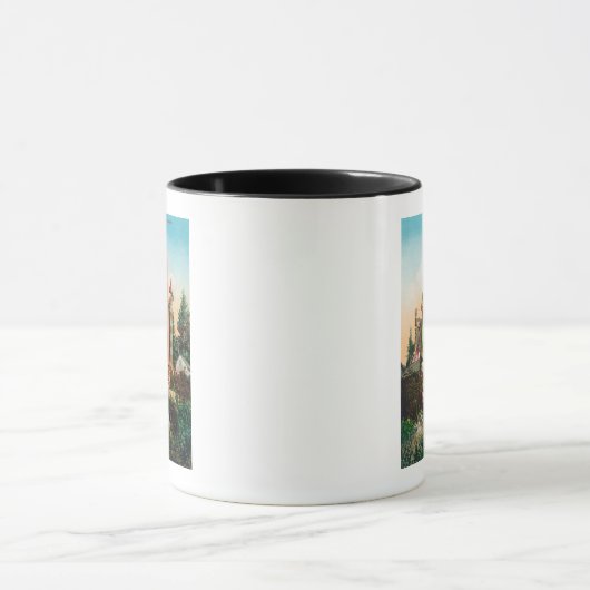 Uitzicht van Indische Graven en Totempoles Mok (Midden)