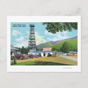 Uitzicht van Indische hoofdtoren en Indiase hoofdt Briefkaart