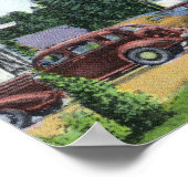 Uitzicht van Indische hoofdtoren en Indiase hoofdt Poster (Hoek)