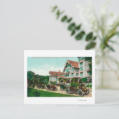 Uitzicht van ingang van buitenkant Hotel del Monte Briefkaart (Staand voorkant)