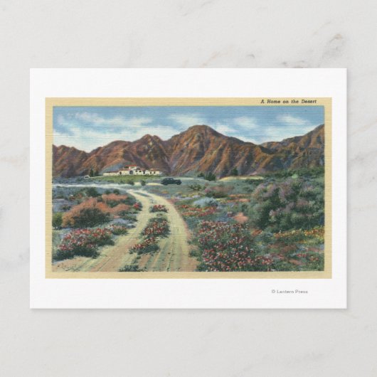 Uitzicht van ingezetenschap in de Californische wo Briefkaart (Voorkant)