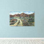 Uitzicht van ingezetenschap in de Californische wo Canvas Afdruk (Insitu (Houten vloer))