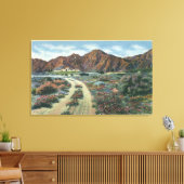 Uitzicht van ingezetenschap in de Californische wo Canvas Afdruk (Insitu (Woonkamer))