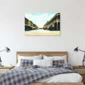 Uitzicht van Irvin Street Hanford, CA Canvas Afdruk (Insitu (Slaapkamer))