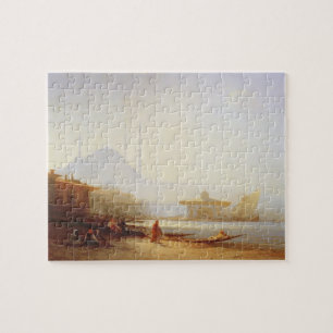 Uitzicht van Istanbul, 1864 (olie op doek) Legpuzzel
