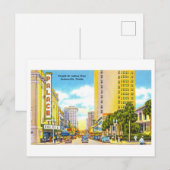 Uitzicht van Jacksonville, Florida, Briefkaart (Voorkant / Achterkant)