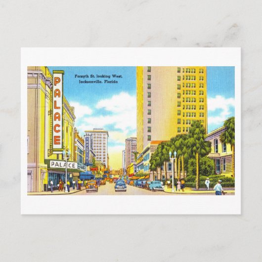 Uitzicht van Jacksonville, Florida, Briefkaart (Voorkant)