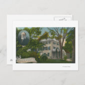Uitzicht van James Russell Lowell Home Briefkaart (Voorkant / Achterkant)