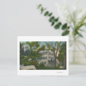 Uitzicht van James Russell Lowell Home Briefkaart (Staand voorkant)