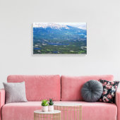 Uitzicht van Jasper-meren - Canada Canvas Afdruk (Insitu (Woonkamer))