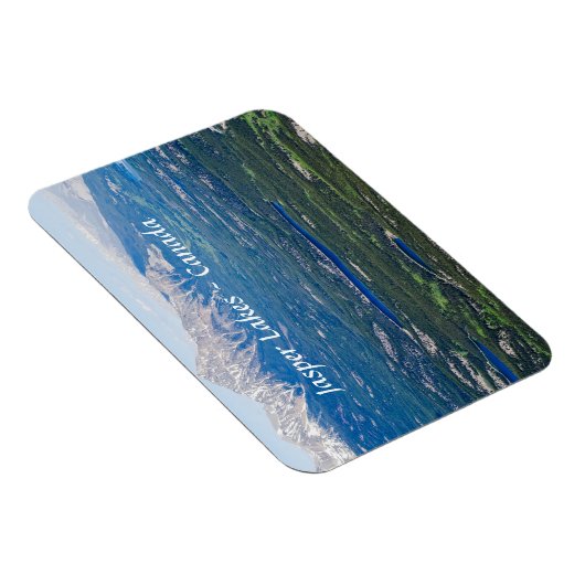 Uitzicht van Jasper-meren - Canada Magneet (Rechterzijde)
