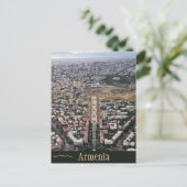 Uitzicht van Jerevan Armenië Briefkaart (Staand voorkant)