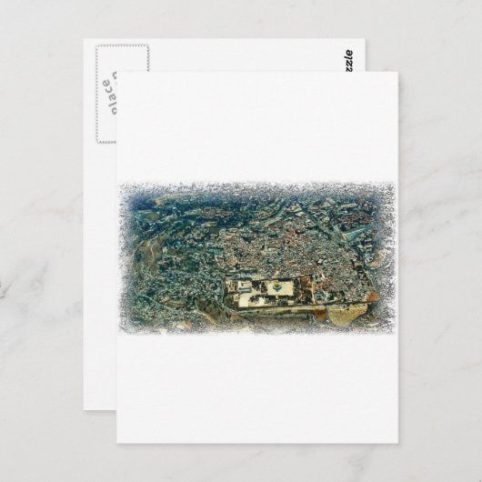 Uitzicht van Jeruzalem Briefkaart (Voorkant / Achterkant)