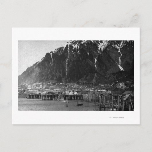 Uitzicht van Juneau, Alaska-foto Briefkaart (Voorkant)