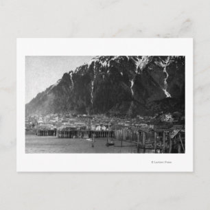 Uitzicht van Juneau, Alaska-foto Briefkaart