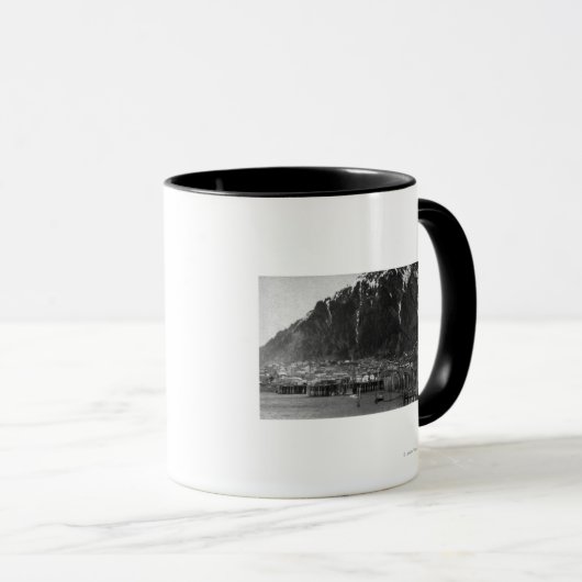 Uitzicht van Juneau, Alaska-foto Mok (Voorkant rechts)