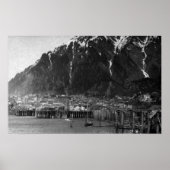 Uitzicht van Juneau, Alaska-foto Poster (Voorkant)