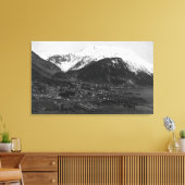 Uitzicht van Juneau, foto van Alaska Canvas Afdruk (Insitu (Woonkamer))