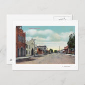 Uitzicht van K StreetTulare, CA Briefkaart (Voorkant / Achterkant)