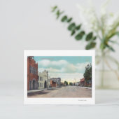 Uitzicht van K StreetTulare, CA Briefkaart (Staand voorkant)