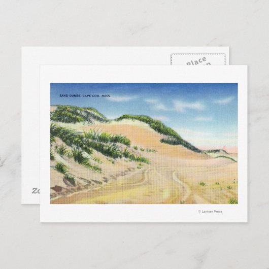 Uitzicht van Kaap Sand Dunes Briefkaart (Voorkant / Achterkant)