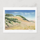 Uitzicht van Kaap Sand Dunes Briefkaart (Voorkant)