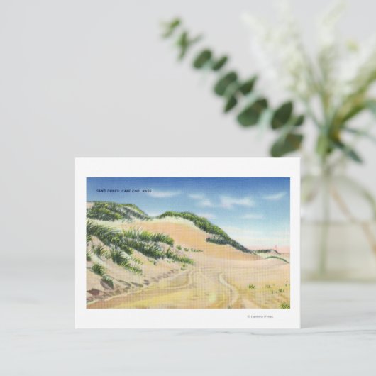 Uitzicht van Kaap Sand Dunes Briefkaart (Staand voorkant)