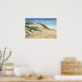 Uitzicht van Kaap Sand Dunes Poster (Keuken)