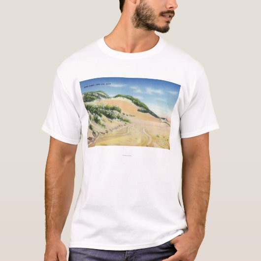 Uitzicht van Kaap Sand Dunes T-shirt (Voorkant)