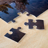 Uitzicht van kathedraalpieken legpuzzel (Zijkant)
