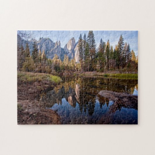 Uitzicht van kathedraalpieken legpuzzel (Horizontaal)