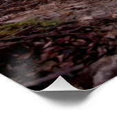 Uitzicht van kathedraalpieken poster (Hoek)