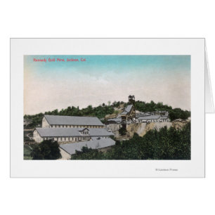 Uitzicht van Kennedy Gold MineJackson, CA