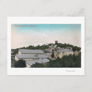 Uitzicht van Kennedy Gold MineJackson, CA Briefkaart