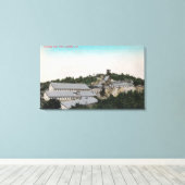 Uitzicht van Kennedy Gold MineJackson, CA Canvas Afdruk (Insitu (Houten vloer))