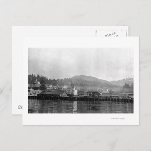Uitzicht van Ketchikan, Alaska Briefkaart (Voorkant / Achterkant)