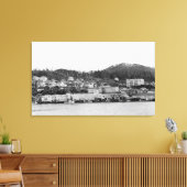 Uitzicht van Ketchikan, Alaska-foto Canvas Afdruk (Insitu (Woonkamer))