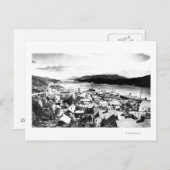 Uitzicht van Ketchikan, Alaska uit het zuidoosten Briefkaart (Voorkant / Achterkant)