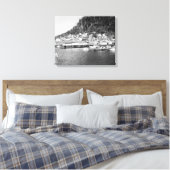 Uitzicht van Ketchikan, Alaska Waterfront Foto Canvas Afdruk (Insitu (Slaapkamer))