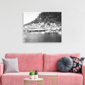 Uitzicht van Ketchikan, Alaska Waterfront Foto Canvas Afdruk (Insitu (Woonkamer))