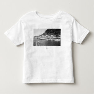 Uitzicht van Ketchikan, Alaska Waterfront Foto Kinder Shirts